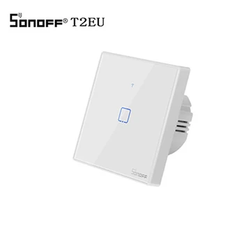 SONOFF T2EU TX Smart Wifi Seina Touch Lüliti Piiri Smart Home 1/2/3 Gang 433 RF/Voice/APP/Touch Control Töö Alexa