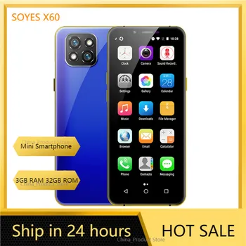 SOYES X60 Mini Nutitelefoni Toetust Google Play 3GB 32GB 3.5