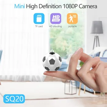 SQ20 Miniatuurne Kaamera Spherical1080 vabaõhuspordi Väike Kaamera, Õhust Cam Sõidu Diktofon