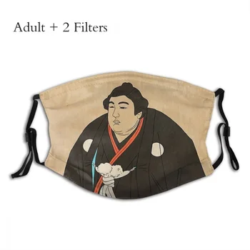 Sumo Mees Vanas Stiilis Kaitse Maskid Mood Ukiyo-e Jaapani Kunst Woodblock Prindib Hokusai Mascarilla Reutilizables Filtrid