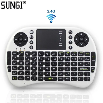 SUNGI araabia/saksa/prantsuse/Tai/inglise 2.4 GHz Mini Wireless i8 Klaviatuur Touchpad AZERTY Android TV Laetav Aku