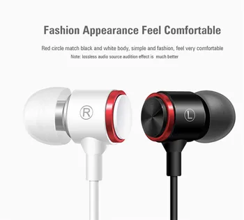Super Bass Juhtmega Kõrvaklappide Kõrvaklapid Sport Muusika Stereo Metallist Earbuds Mikrofoniga Peakomplekti Samsung iPhone Xiaomi