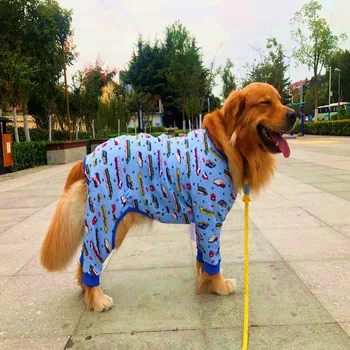 Suur koer pidžaama Koer soe pidžaama Suur neljajalgsed koera kostüüm Kuldne retriiver inglise buldog suur koer riided