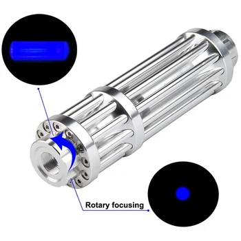 Suure Võimsusega Pikendab Sinine Laser Osuti Jahindus Ultra pikamaa Laser 450 nm Lazer Silmist Taskulamp Põlema Vaste Sigarid Küünal