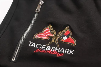 Suvel kahe-osaline komplekt, mees spordidressid abikaasa Brändi Tace & Shark mehe T-särk, lühikesed püksid puuvilla sörkimine sweatpants Mansi spordirõivad