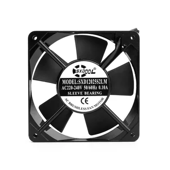 SXDOOL SXD12025S2LM AC 220/240V 120mm Ventilaator Metallist raam 12cm AC cooling fan 50/60 HZ 2200RPM Varruka Laagri jahutusventilaatorid