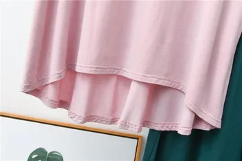 Sügisel Modal Homewear V-Kaelus Valge Naiste T-Särk Lahti Atoff Kodu Lady Sleepwear Naiste Pidžaama Komplekt Naiste Kodu Riided Sobivad