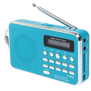 T-205 FM-Raadio Vastuvõtja Kaasaskantav HiFi Kaardi Kõlar Digital MP3 Muusika Kõlar Telkimine, Matkamine Sport Väljas