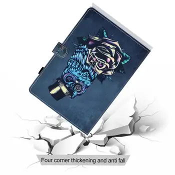 Tableti Kate Huawei MatePad T8 KOB2-L09 KOB2-W09 Juhul Pu Nahk Pehme Põrutuskindel Loomade Klapp Anti Slip Seista Kest