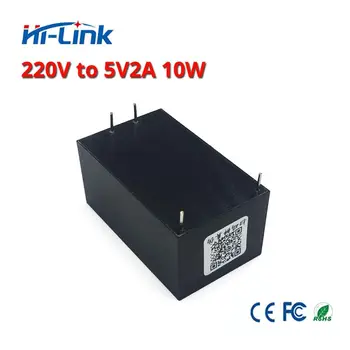Tasuta kohaletoimetamine 10tk 220v 5V/ 10W 2A AC DC isoleeritud lülitus astuma toide moodul AC DC converter HLK-10M05