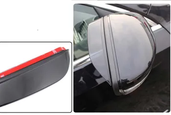 Tasuta kohaletoimetamine Auto rearview mirror vihma kulmude jaoks VOLKSWAGEN POLO 09-15 auto tarvikud üks paar