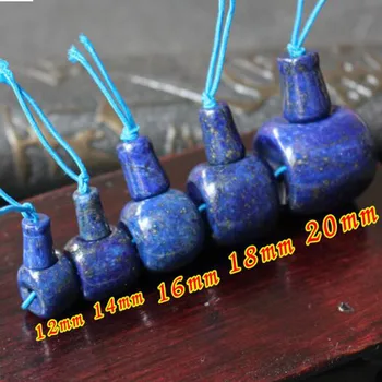 Tasuta Laeva 2 Komplekti /Palju 12mm 14mmm 16mm 18mm 20mm Loomulik Lapis Lazuli Kalliskivid Kivi Käevõru, Kaelakee Tegemise Tiibeti Guru Helmed