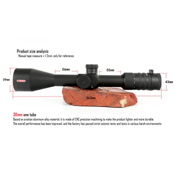 TEAGLE ER 6-24x50 FFP kompaktne Riflescope jahindus optiline sihik Snaiper Taktikaline Airgun Püss Reguleerimisala sobi .308win Eest PCP