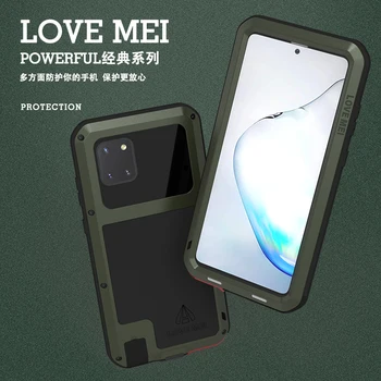 Telefon Case For Samsung Galaxy Note 10 Lite Luksus Doom Veekindel Armor Tollimaksu Põrutuskindel Metall Alumiinium Telefon Kate note10