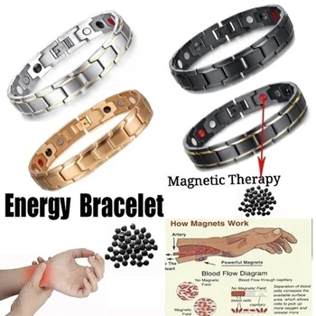 Tervishoiu Kaalulangus Magnetravi Elementaarse Käevõru Artriit Valu Tervise Energia Bio Magnet Mees Kingitus