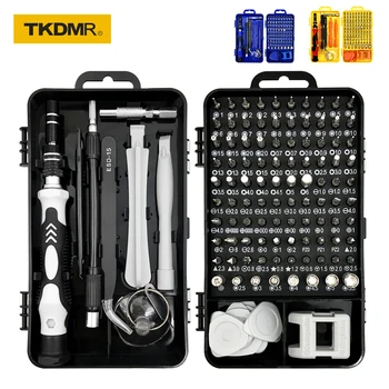 TKDMR Screwdriver Set Täpsusega Torx poldiga Juhi Bit Kit Magnet Bitti 115 1 Multitools Remont Mobiiltelefoni Käsi-Tööriistad