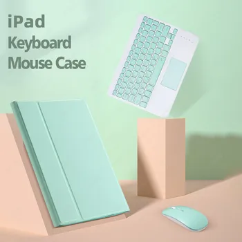 Touchpad Keyboard Case For Apple iPad 10.2 8 8 2020 7 7th Gen 2019 A2197 A2198 A2270 A2430 Pen Pesa Hiirt, Bluetooth Hiired