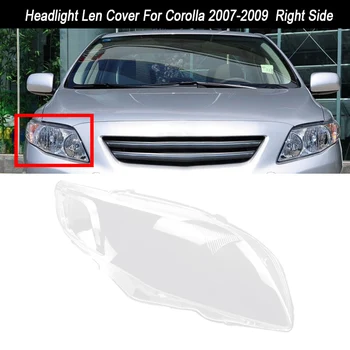 Toyota Corolla 2007-2009 Auto Küljel Esitulede Selge, Objektiivi Kate Pea Valguse lamp Lambivarju Kest
