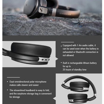 Traadita Bluetooth-Must Kõrvaklapid Üle-kõrva Hi-Fi Kõrvaklapid Apt-X Bluetooth 4.0 Ühendus Mobiiltelefonid