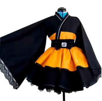 Trajes de Naruto Cosplay traje de Anime Naruto para hombre Näita trajes de dibujos animados japoneses Naruto abrigo Top kleit