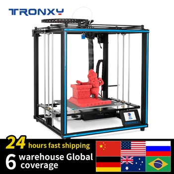 Tronxy Uus X5SA X5SA-400 FDM 3D Printer Kit Suur Print Size Auto Tasandamine Kiust Sensori Kõrge Täpsusega 3,5-tolline Puutetundlik Ekraan