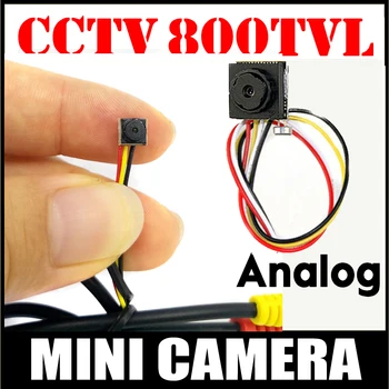 Turvalisuse kaamera Väikseim HD CCTV Mini kaamera 800TVL CMOS väike-6.5 mm*6,5 mm 12*12 Super väike Kaamera, kodu turvalisus on kaabel