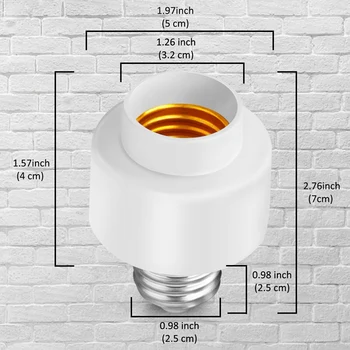 Tuya Smart Elu Wifi Smart Lamp-Pistikupesa Adapter E27 Lüliti Lambi Alus Omanik Amazon Alexa Google Kodu