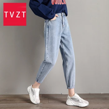 TVZT 2020 Teksad Haaremi Naiste Lahtised Vintage Haaremi Naiste Teksad, Püksid mood naiste lahtised kahju, teksad, püksid poiss-sõbra stiil