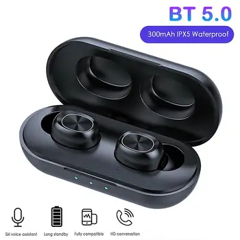 TWS Bluetooth Kõrvaklapid Traadita Earbuds tasu võtmise Korral 3D Stereoheli Veekindel In-ear Sport Peakomplekti Toetada iOS/Android