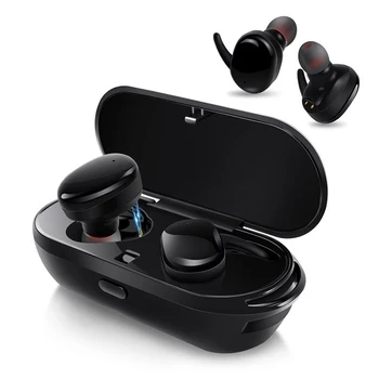TWS kõrvaklapid 5.0 Bluetooth Juhtmeta Kõrvaklapid Sport Kõrvaklapid 3D Stereoheli Earbud Kaasaskantav Mic ja Laadimise kasti TSLM1