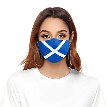 Täiskasvanud Laps Šotimaa Lipp Mask Riigi Lipu all, Suu, Näo Mask Pestav Anti-Tolmu Muffle Kaitsev Mask PM2.5 Filter Mask Reguleeritav