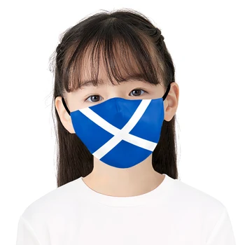 Täiskasvanud Laps Šotimaa Lipp Mask Riigi Lipu all, Suu, Näo Mask Pestav Anti-Tolmu Muffle Kaitsev Mask PM2.5 Filter Mask Reguleeritav