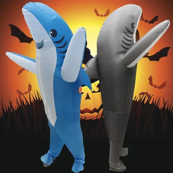 Täispuhutav Hai Kostüüm Halloween Cosplay Karneval, Pidu, Jõulud Kostüümid Sobivad Täiskasvanud Looma Kostüüm @LS