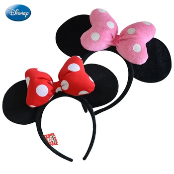 Tõeline Disney Minni Hiire Kõrvad Headdress Mickey Pea Minnie Kõrvad Tüdrukud, Juuksed Ansamblid Printsess Pea Hoop Palus Mänguasjad Kott Võtmehoidja