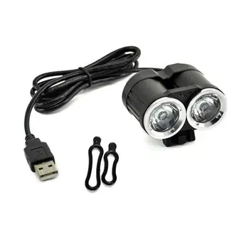 Tõsi 2000LM 2 X XML-T6 LED USB-Veekindel Lamp Bike Jalgratta Esitulede Jalgrattasõit Kaasaskantav 4 Režiimid Valgus Tagavara O-rõngad P30