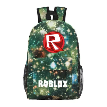 Udu Stiilis Lõuend ROBLOX Seljakott Teismelised Lapsed Poistele Laste Õpilane Kooli Kotid Reisi õlakott Unisex Sülearvuti Kott