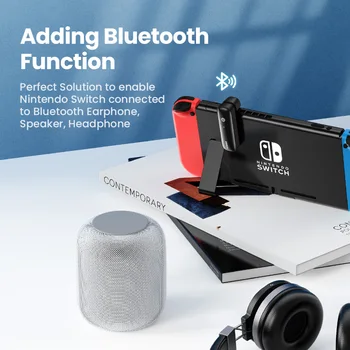 UGREEN Bluetooth-5.0 Saatja Nintendo Lüliti Lite 3.5 Jack 3.5 mm Audio Adapter BT Wireless Bluetooth Kõrvaklappide ja TV-Režiim
