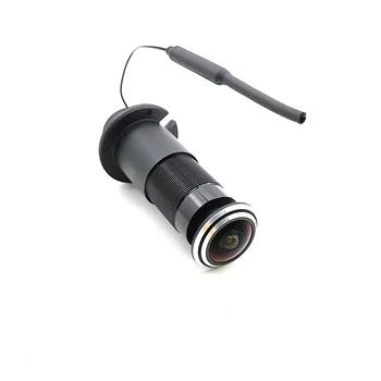 Uks Silma Auku Turvalisuse 2MP HD 2.1 mm Objektiivi lainurk FishEye CCTV Võrgustik Mini Peephole Ukse WifI Kaamera P2P TF Kaart 2 Way Audio