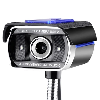 USB 2.0 Kaabel-Veebikaamerad ARVUTI Sülearvuti, videokaamera, Reguleeritava Nurgaga HD LED Night Vision Koos Mikrofoniga