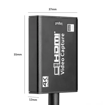 USB 3.0 HDMI Capture Kaardile 4K HDMI Omandamise Kaardi Mini Video Grabber Rekord Box Salvestus