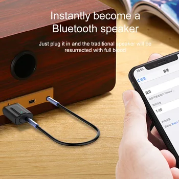 USB-5.0 Bluetooth Adapter Audio-Saatja-Vastuvõtja Traadita Adapter PC-TV-Auto Kõrvaklappide 3.5 mm Jack AUX Bluetooth Adapterid