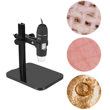 USB Digital Microscope 1600X 8 LED High-definition Endoscope Luup Kaamera Vanemate Ajalehe, Raamatu Lugemine