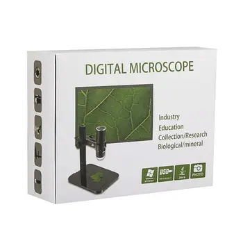 USB Digital Microscope 1600X 8 LED High-definition Endoscope Luup Kaamera Vanemate Ajalehe, Raamatu Lugemine
