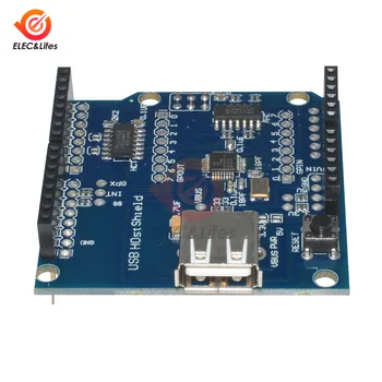 USB-Host Kilp 2.0 Expansion Board Arduino UNO MEGA ADK ühildub Android ADK DIY Elektrooniline Moodul