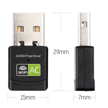 USB Wifi Adapter Traadita Võrgu Kaart USB Wi-fi Adapter, AC 600Mbps Usb Ethernet Wifi Adapter, Antenn Wifi Usb WD-4507AC