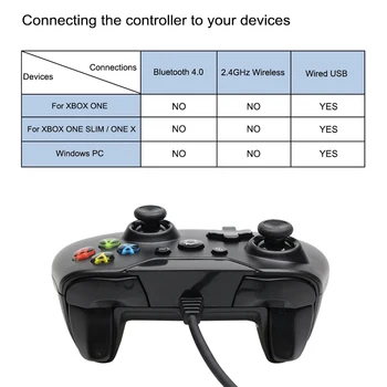 USB Wired Controller Controle Microsoft Xbox Üks N1 Töötleja Gamepad For Xbox Üks Windows PC Win7/8/10 Juhtnuppu