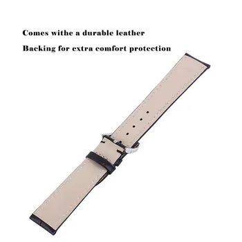 UTHAI Z20 Nahast Watchband Krokodilli Mustriga Rihm 14mm 16mm 18mm 20 mm 22 mm 24 mm Hõbedane Metallist Pandla Pannal Naised Mehed Watch band