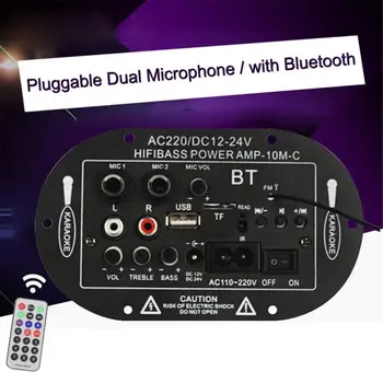 Uus 220V Auto Bluetooth 2.1 Hi-Fi-Bass Power AMP Mini Auto Auto Võimendi Stereo Raadio Heli Digitaalne Võimendi, USB-TF Remote