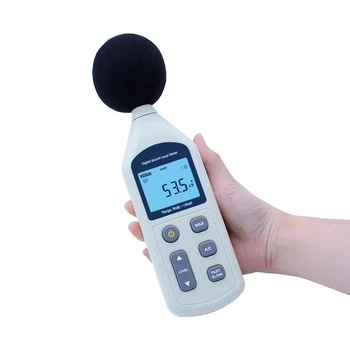 Uus 30-130dB Digital Sound Level Meter GM1357 Müra Tester detsibellides LCD-A/C-FAST/SLOW dB ekraani Hulgimüük
