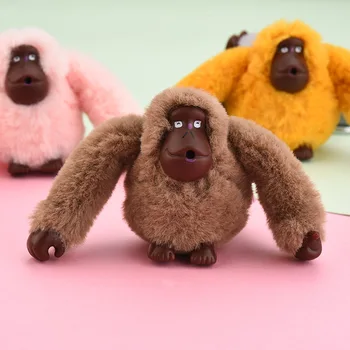 Uus Cartoon tutt Gorilla võti ketid naised Armas Palus nuku võtmehoidjad, kes armastavad kott ripats võlu võtmerõngast laste mänguasjad, kingitused